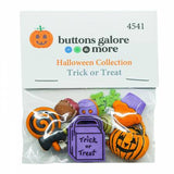 Trick or Treat Halloween Buttons