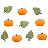 Pumpkin Harvest Buttons by Buttons Galore