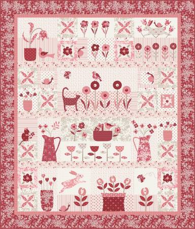 The Flower Farm Quilt Pattern by Bunny Hill Designs
