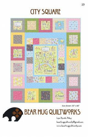 City Square Quilt Pattern by Bear Hug Quiltworks