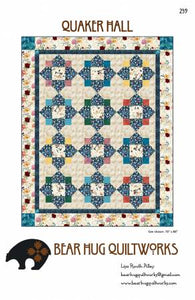 Quaker Hall Quilt Pattern by Bear Hug Quiltworks