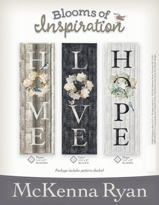 Blooms of Inspiration - Home -Love-Hope Pattern Set