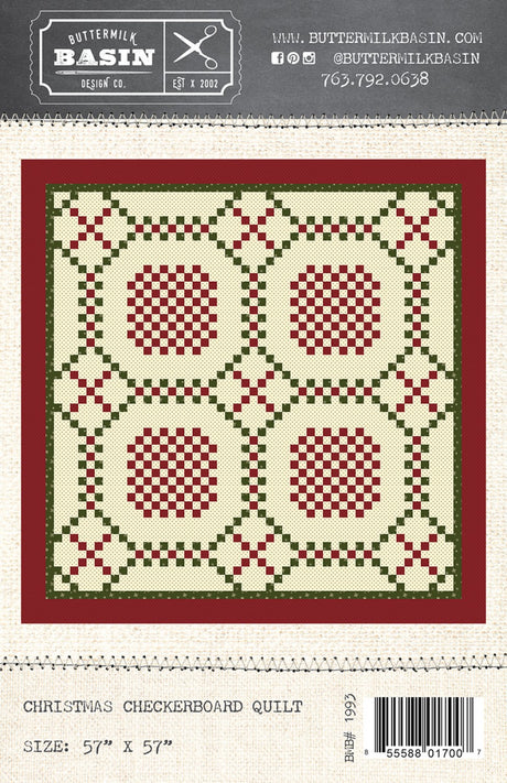 Christmas Checkerboard Quilt