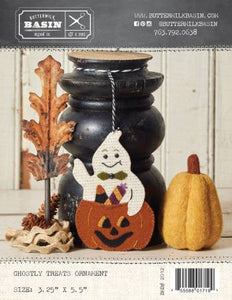 Ghostly Treats Ornament Pattern by the Buttermilk Basin