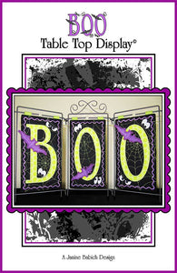 Boo Table Top Display Downloadable Pattern by Janine Babich