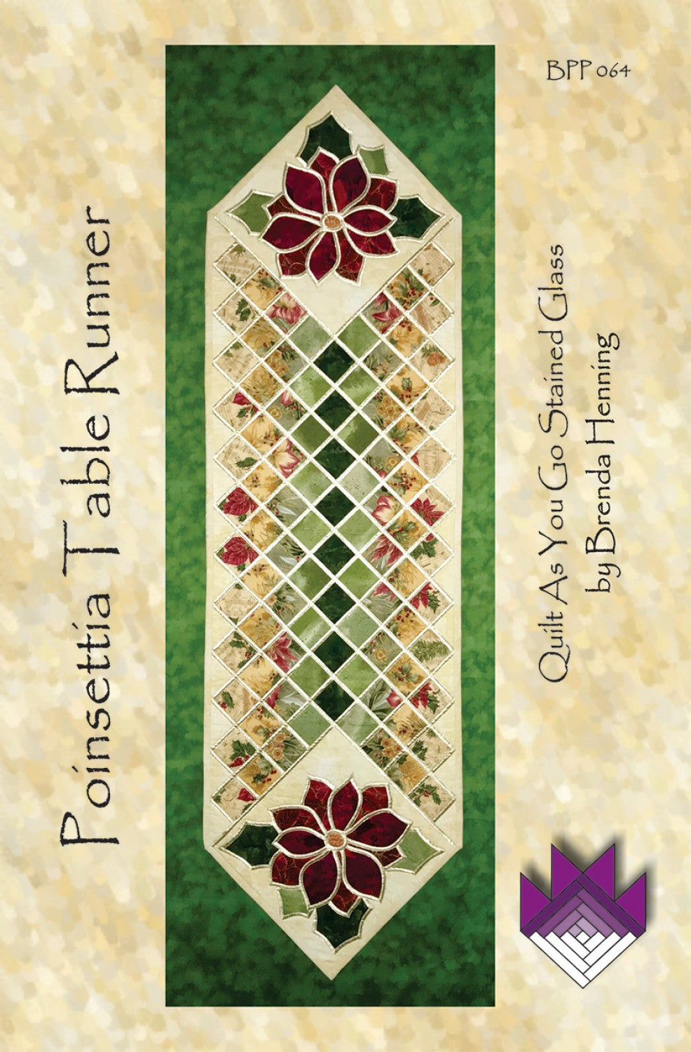 Poinsettia Table Runner Pattern Quilting Books Patterns And Notions   BPP064 1728x 