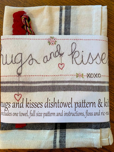 Hugs and Kisses Dishtowel Kit