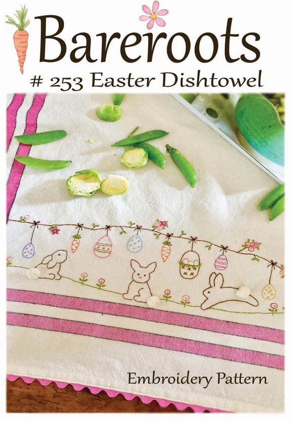 Easter Embroidery Dishtowel Pattern