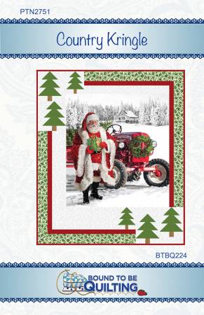 Country Kringle Christmas Quilt Pattern by Bound To Be Quilting, LLC