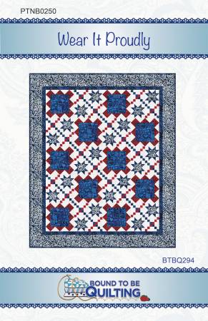Wear It Proudly Quilt Pattern by Bound To Be Quilting, LLC
