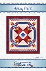 Holiday Picnic Quilt Pattern by Bound To Be Quilting, LLC