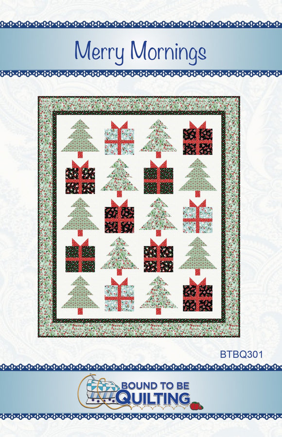 Merry Mornings Quilt Pattern by Bound To Be Quilting, LLC