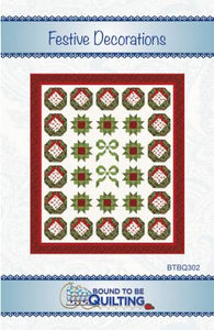Festive Decorations Quilt Pattern by Bound To Be Quilting, LLC