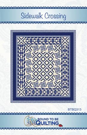 Sidewalk Crossing Quilt Pattern by Bound To Be Quilting, LLC