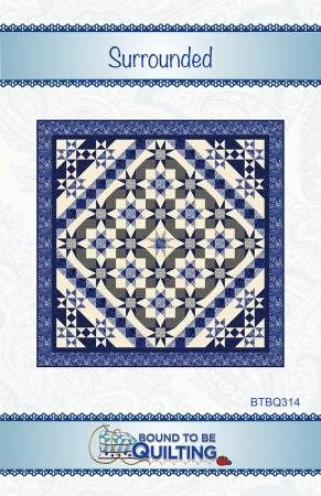 Surrounded Quilt Pattern by Bound To Be Quilting, LLC