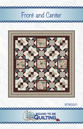 Front and Center Quilt Pattern by Bound To Be Quilting, LLC