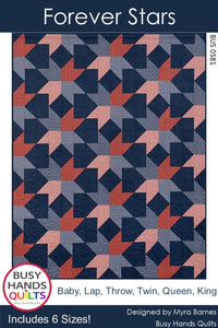 Forever Stars Quilt Pattern by Busy Hands