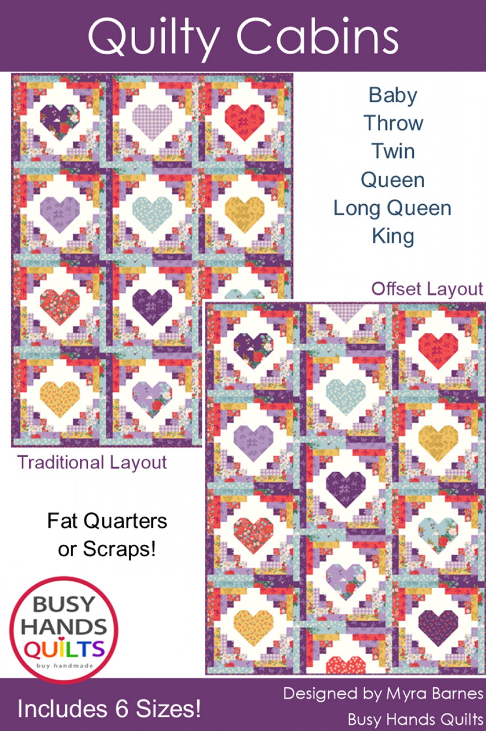 Quilty Cabins Quilt Pattern – Quilting Books Patterns and Notions