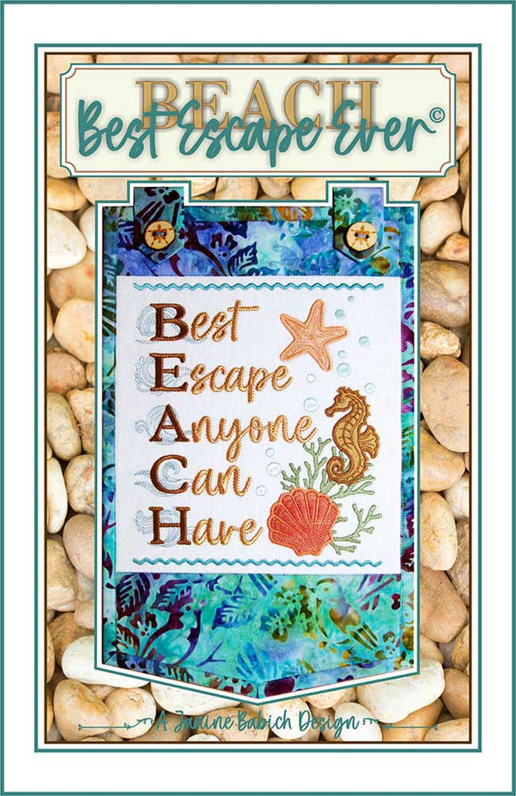 Best Escape Ever Wall Hanging Downloadable Pattern by Janine Babich