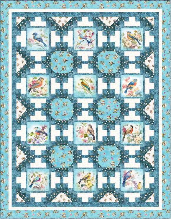 Bird Song Downloadable Pattern by Pine Tree Country Quilts
