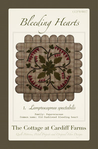 Bleeding Hearts Quilt Pattern by The Cottage at Cardiff Farms