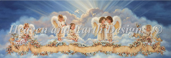 Bless Our Heavenly Home Cross Stitch By Dona Gelsinger
