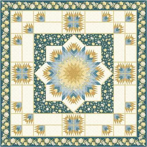 Blooming Lone Star Quilt Pattern by Animas Quilts Publishing