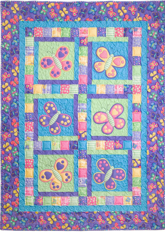 Butterfly Kisses Downloadable Pattern by Kids Quilts
