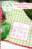 Wild Strawberries Dish Towel