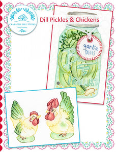 Summer Kitchen 6 Dill Pickles & Chickens