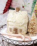 Lacy Wool Cookie House Pincushion