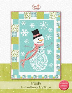 Frosty In-the-Hoop Applique Pattern by Cherry Blossoms