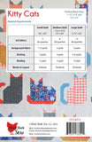 Back of the Kitty Cats Quilt Pattern by Cluck Cluck Sew