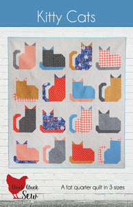 Kitty Cats Quilt Pattern by Cluck Cluck Sew