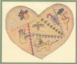 Vintage Christmas Ornament - Heart