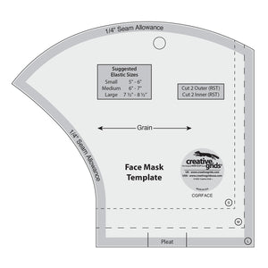 Creative Grids Face Mask Template