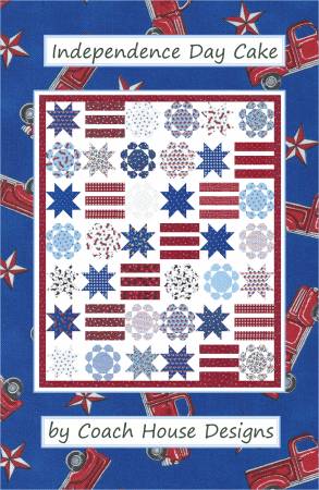 Independence Day Cake Quilt Pattern by Coach House Designs