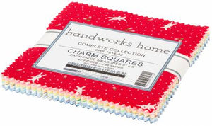 5in Squares Handworks Home, 42pcs/bundle by Robert Kaufman