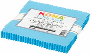 5in Squares Kona Cotton Solid Color of the Year 2021, 42pcs/bundle