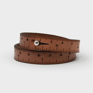 15in Wrist Ruler - Medium Brown