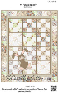 9 Patch Bunny Pattern