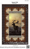 Sunset Elk Quilt Pattern by Castilleja Cotton