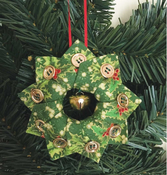 Holiday Tree Wreath Ornament Pattern