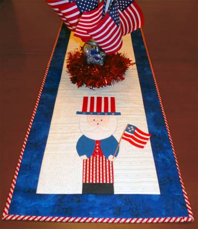 Patriotic Runner Quilt Pattern by Cut Loose Press