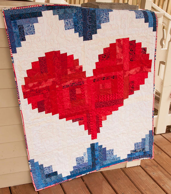 I Love America Quilt Pattern by Cut Loose Press