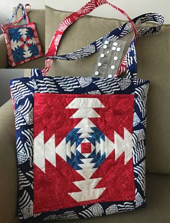 Pineapple Popout Tote Pattern by Cut Loose Press