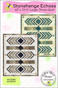 Stonehenge Echoes Quilt Pattern by Cathey Marie Designs