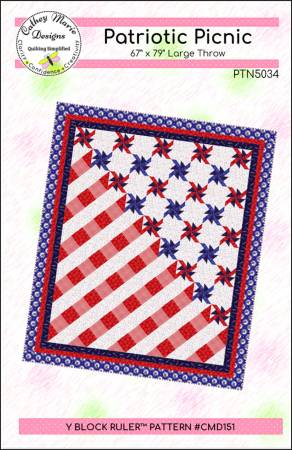 Patriotic Picnic Quilt Pattern by Cathey Marie Designs