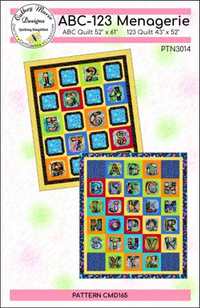 ABC-123 Menagerie Quilt Pattern by Cathey Marie Designs