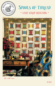 Spools of Thread Quilt Pattern by Black Mountain Needleworks